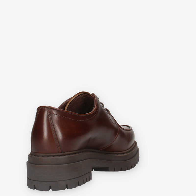 I411411D-412 Nero Giardini Stringate marroni da donna Sorrentino