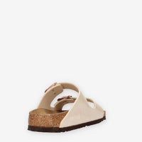 Birkenstock 1009921-PEARL-WHITE Arizona BS Sandali scalzati bassi bianco perla (calzata stretta)