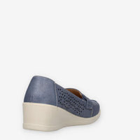 Clia Walk LIGHT34-BLU Slip on blu da donna