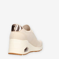 Skechers 177531-OFWT UNO WEDGE - SLIP N KNIT