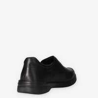 36822-NERO Valleverde Slip on nere da uomo