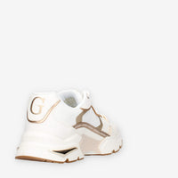 Guess FLJCR6-ELE12-GOLD CARRLI6 Sneakers bianche e oro da donna
