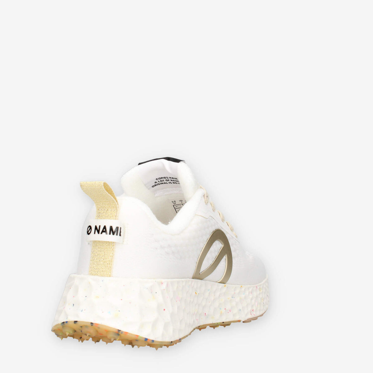 No Name LNVD-MEMT-A0 CARTER FLY W Sneakers bianche e oro da donna