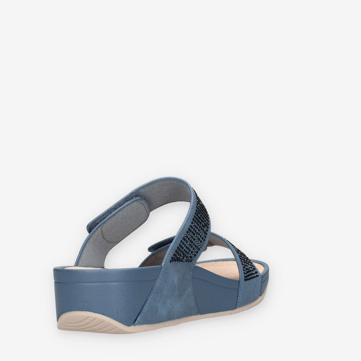 Valleverde V651Z-JEANS Sandali scalzati jeans da donna
