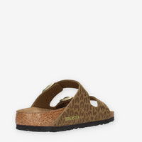 Birkenstock 1030586 Arizona BS Sandali scalzati bassi leo khaki (calzata stretta)