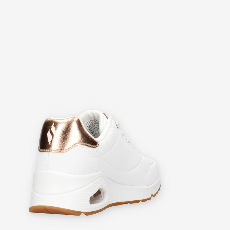 Skechers 155196-WHT UNO - SHIMMER AWAY