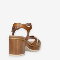 Xti Tentations 144086-TAUPE Sandali taupe da donna con tacco