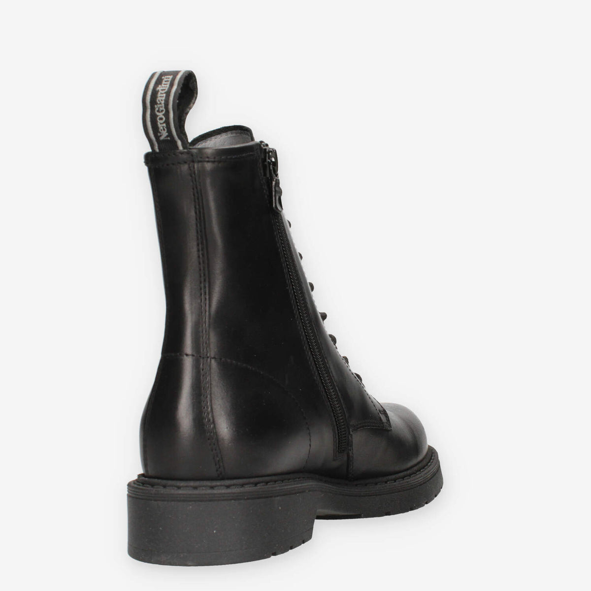 Nero Giardini I309183D-100 Anfibi neri da donna