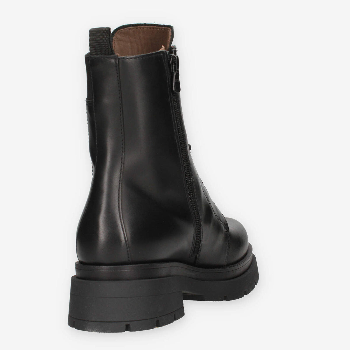 Nero Giardini I514783D-100 Anfibi neri da donna
