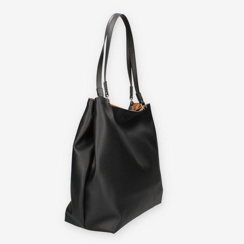 Alviero Martini Prima Classe LMLE28-9729-0001 Shopping reversibile nera e Geo Classic