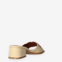 Guess FLJCN2-ELE03-NATU CERINNA2 Sandali scalzati da donna con tacco