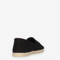 La Maison De L'Espadrille 100BOLONIA-8-NOIR Bolonia Espadrillas nere da uomo