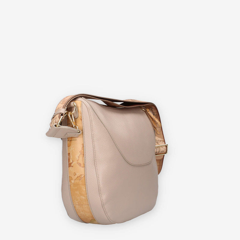 LLB19-8630-0036 Alviero Martini Prima Classe Borsa a tracolla taupe e Geo Classic