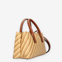 Guess HWWG92-10050-NTC Borsa a mano cognac e beige