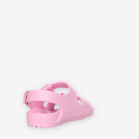 Birkenstock 1029544 Milano Eva kids Sandali rosa da bimba (calzata stretta)