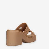 Crocs CR.209979-SEPI Brooklyn Woven Slide Heel W