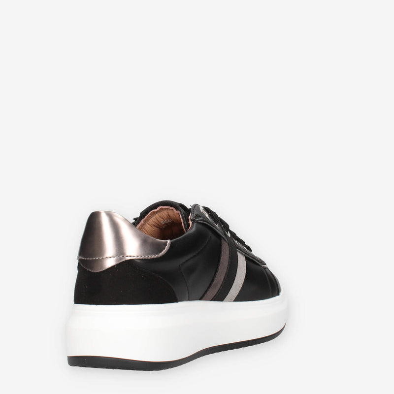Ferre F-440-BLACK-SILVER Sneakers nere da donna