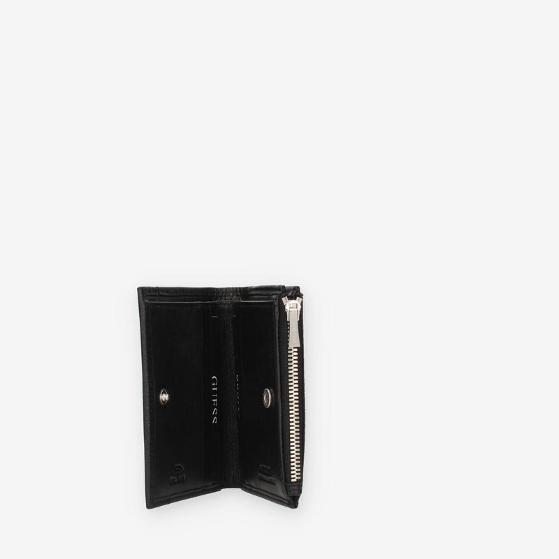 Guess SMMASLLEA03-BLA MILANO BIFOLD TOP ZIP