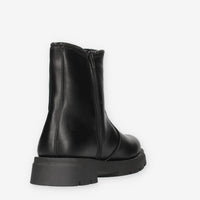 Asso AG-17662-BLACK Stivaletti da ragazza neri con strass