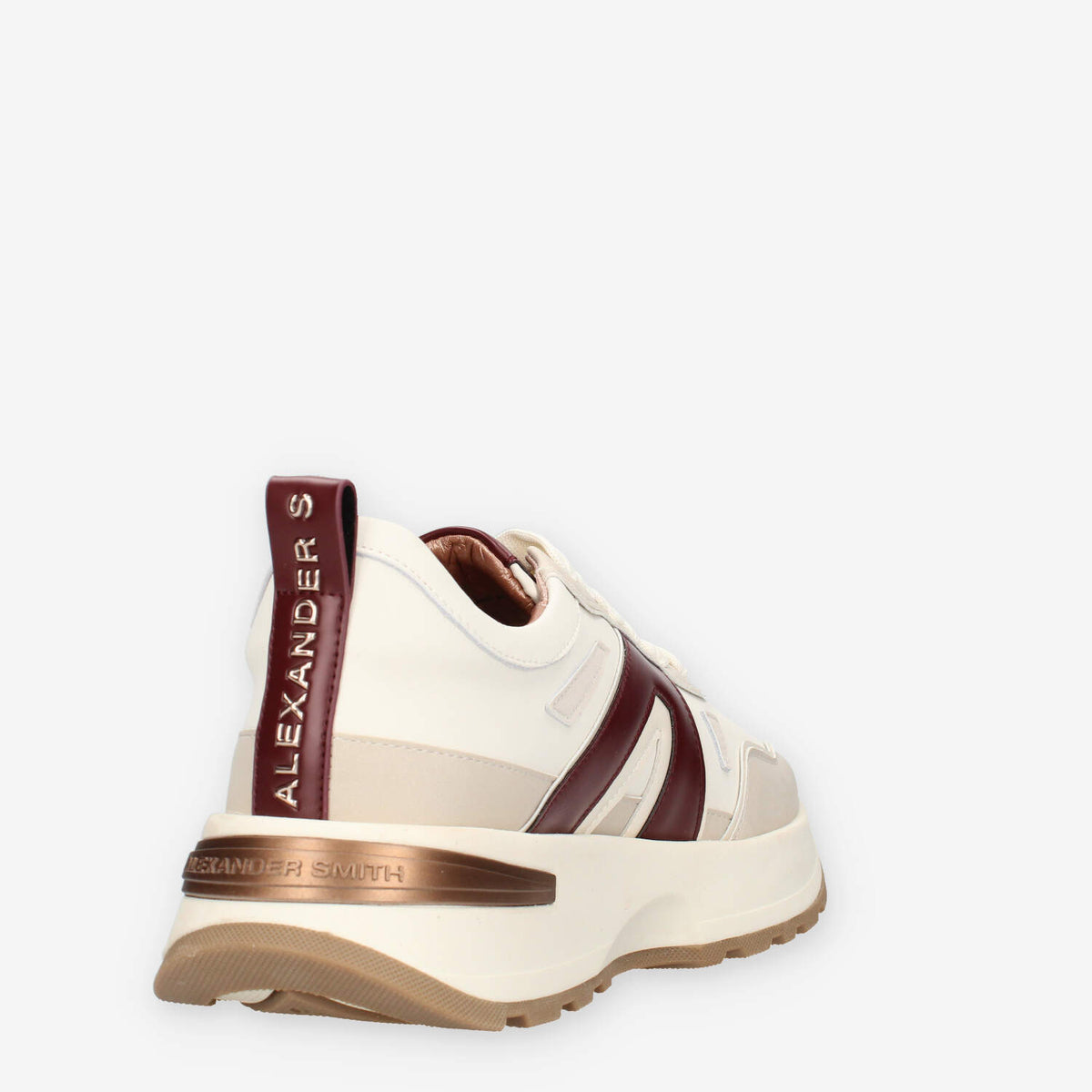 Alexander Smith ASBCLPW-2006-FBX LIVERPOOL WOMAN OFF WHITE BORDEAUX