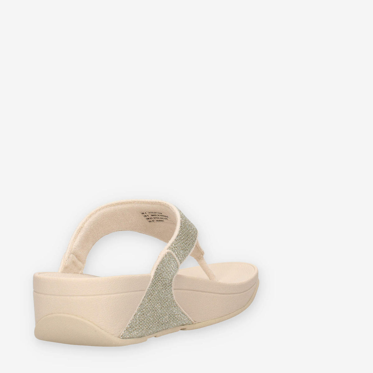 Fit Flop A4Z-675 Lulu Sandali infradito platino glitterati