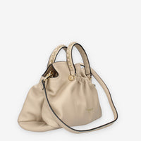 Ermanno Scervino 12401738-BEIGE Octavia Borsa a mano beige a 3 scomparti