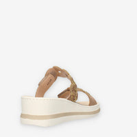 Clia Walk ESTRAIBILE661-CAMEL Ciabatte marroni da donna