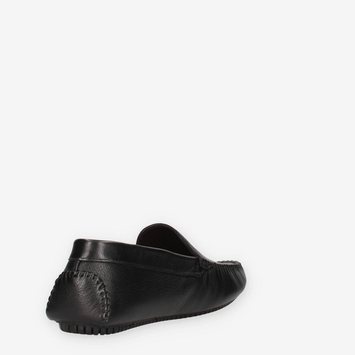 Frau 12M0-BLACK Mocassini neri da uomo