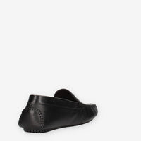 Frau 12M0-BLACK Mocassini neri da uomo