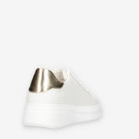 Valleverde 35102-GOLD Sneakers bianche e oro da donna