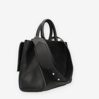 John Richmond RWA24079BO9L-BLACK-SILVER Borsa a mano nera e argento