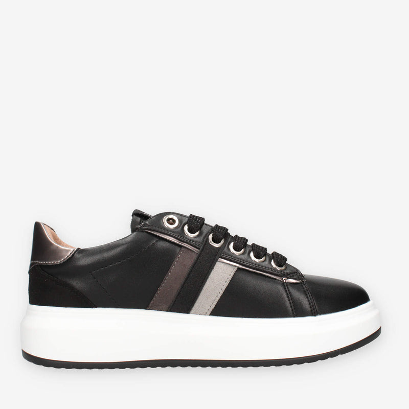 Ferre F-440-BLACK-SILVER Sneakers nere da donna