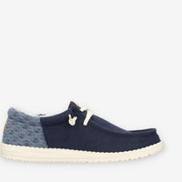Hey Dude HD.45184-4UX Wally Funk Summer Stitch Slip on blu da uomo