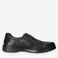 36822-NERO Valleverde Slip on nere da uomo