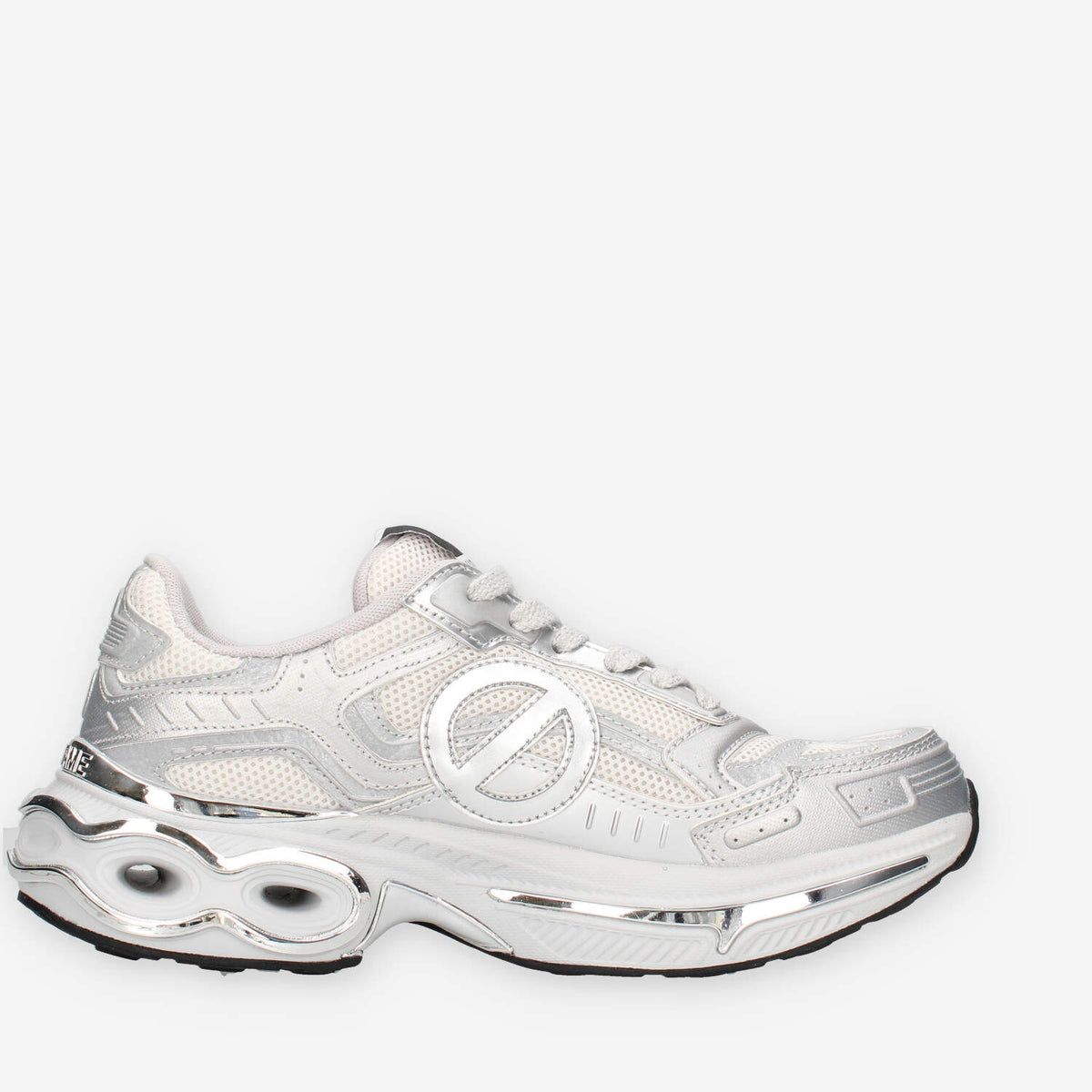 No Name UNWT-7104-AL WILLO TECH W Sneakers argento da donna