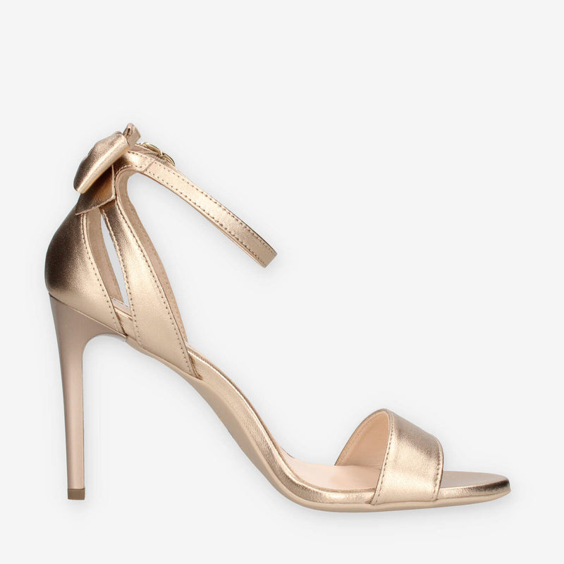 Nero Giardini E513170DE-434 Sandali bronzo da donna con tacco alto