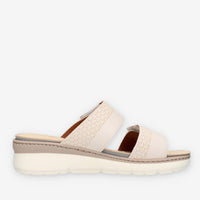 Clia Walk ESTRAIBILE653-CANAPA Ciabatte beige da donna