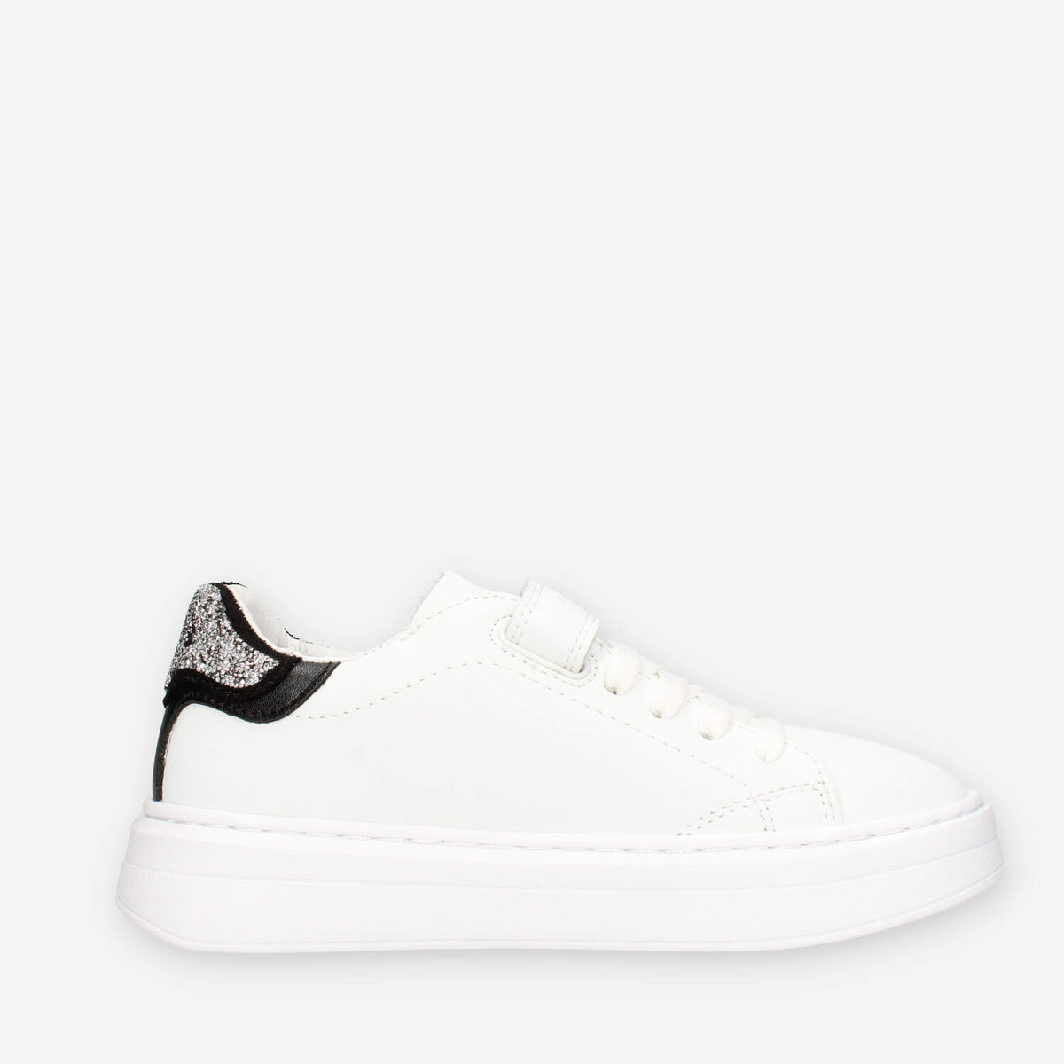 Sun 68 Z45429K-0144BIANCO/ARGENTO GIRL'S GRACE LEATHER (KID)