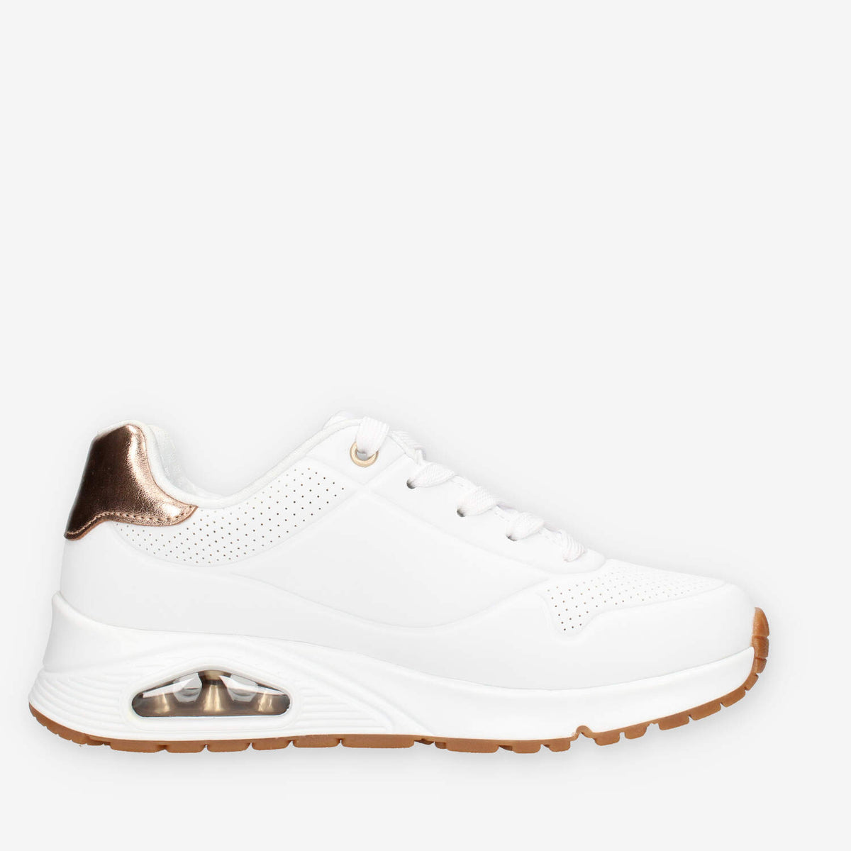 Skechers 310545L-WHT UNO GEN1 - SHIMMER AWAY