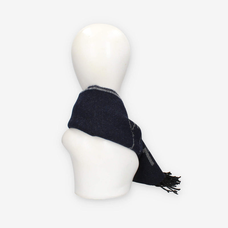 Alviero Martini Prima Classe KS606-1803-0167 Sciarpa rettangolare blu cobalto