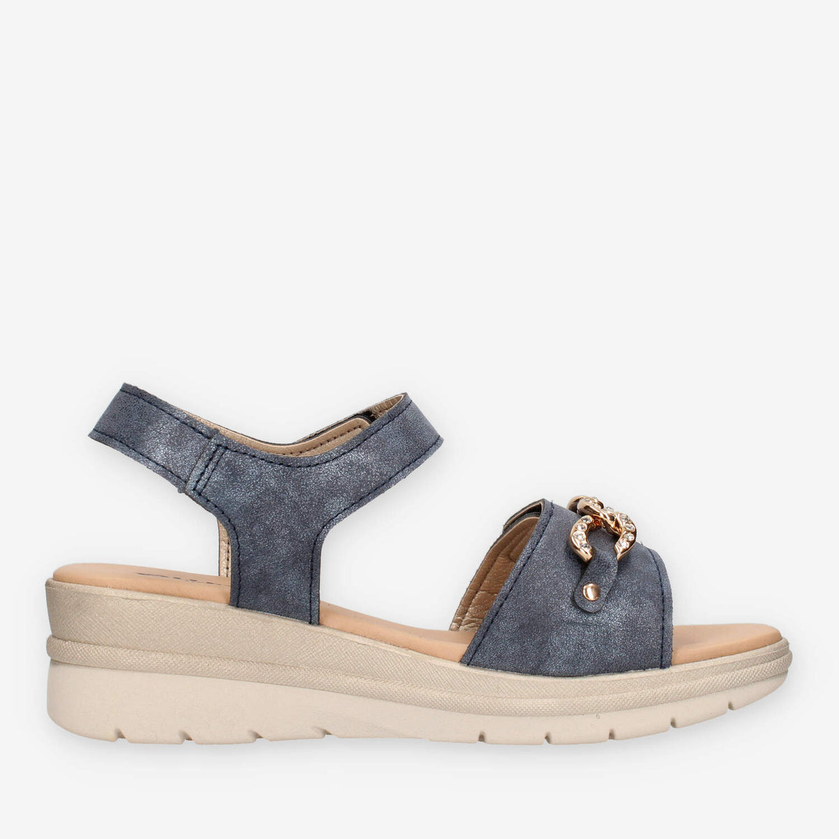 Valleverde 55566-BLU Sandali blu da donna