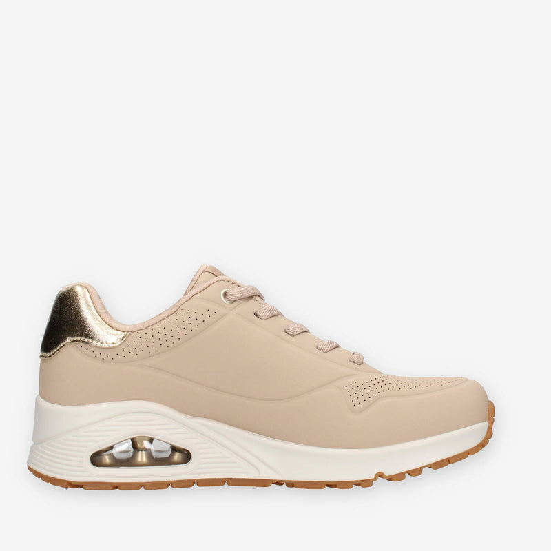 Skechers 155196-NUDE UNO - SHIMMER AWAY