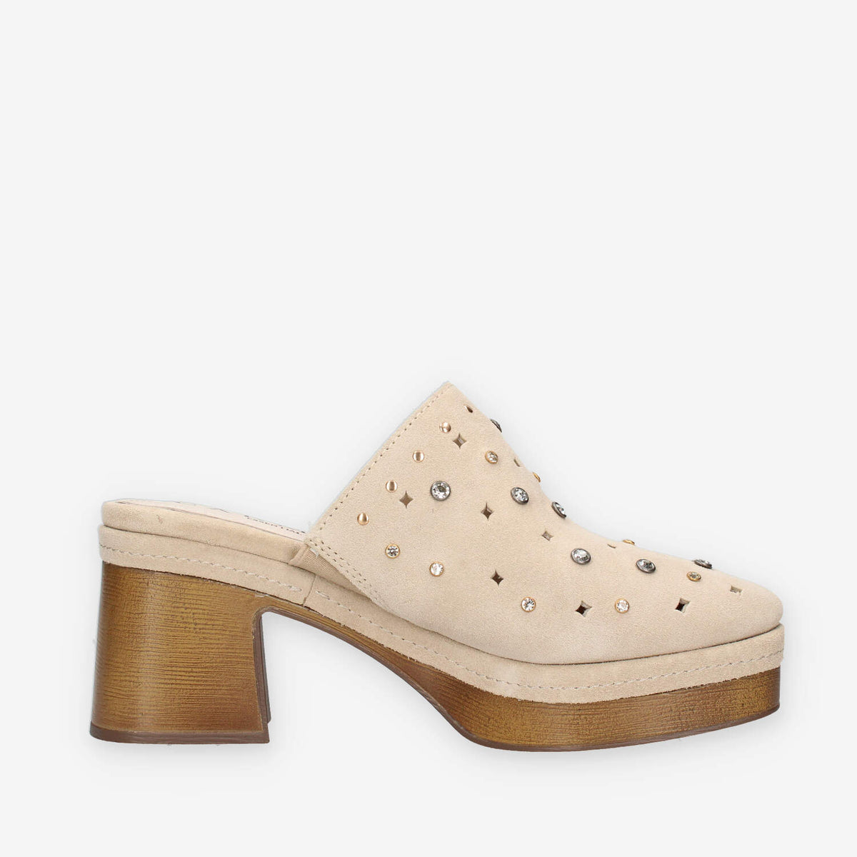 Carmela 163256-BEIGE Sabot beige da donna