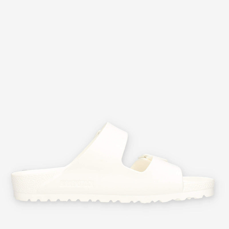 Birkenstock 0129443-WHITE Arizona Eva Sandali scalzati bianchi (calzata stretta)