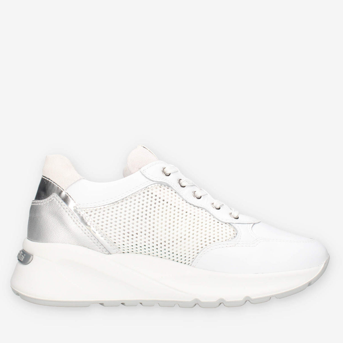 Nero Giardini E615180D-707 Sneakers bianche da donna