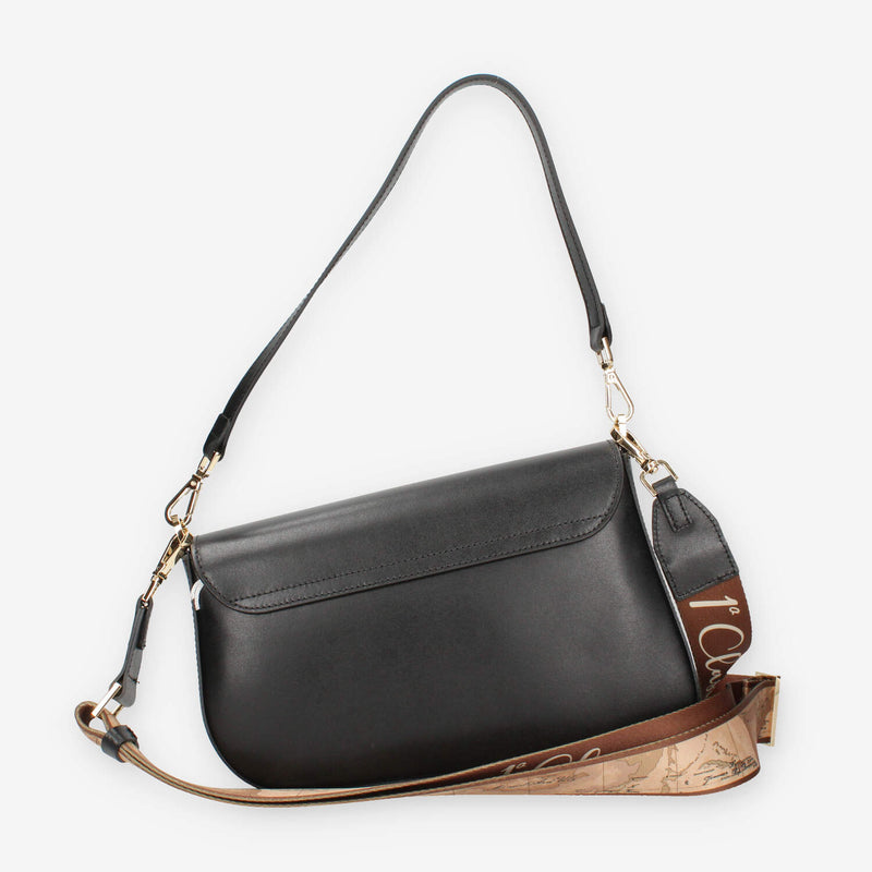 Alviero Martini Prima Classe LMLE03-8620-0001 Borsa a tracolla nera e Geo Classic