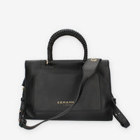 Ermanno Scervino 12401742-BLK Petra Borsa a mano nera a 3 scomparti