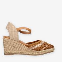 O-Joo OL61530A-026 GERI CROCHET Espadrillas marroni da donna