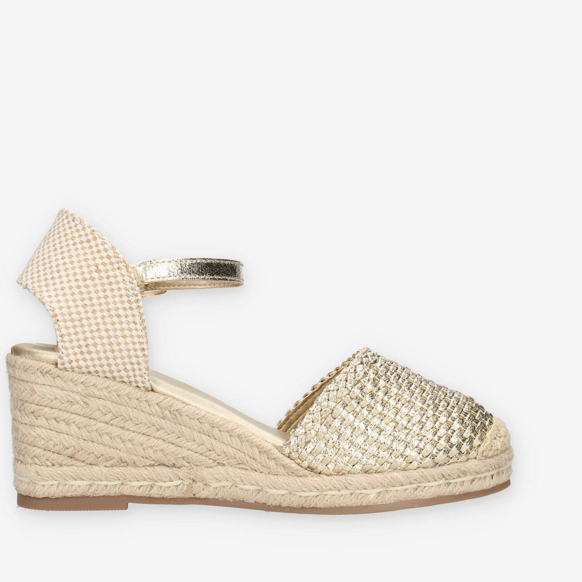 Xti Tentations 143844-GOLD GOLD TEXTILE LADIES SHOES