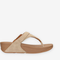 Fit Flop A4J-923 Lulu Sandali infradito beige in camoscio con fibbia
